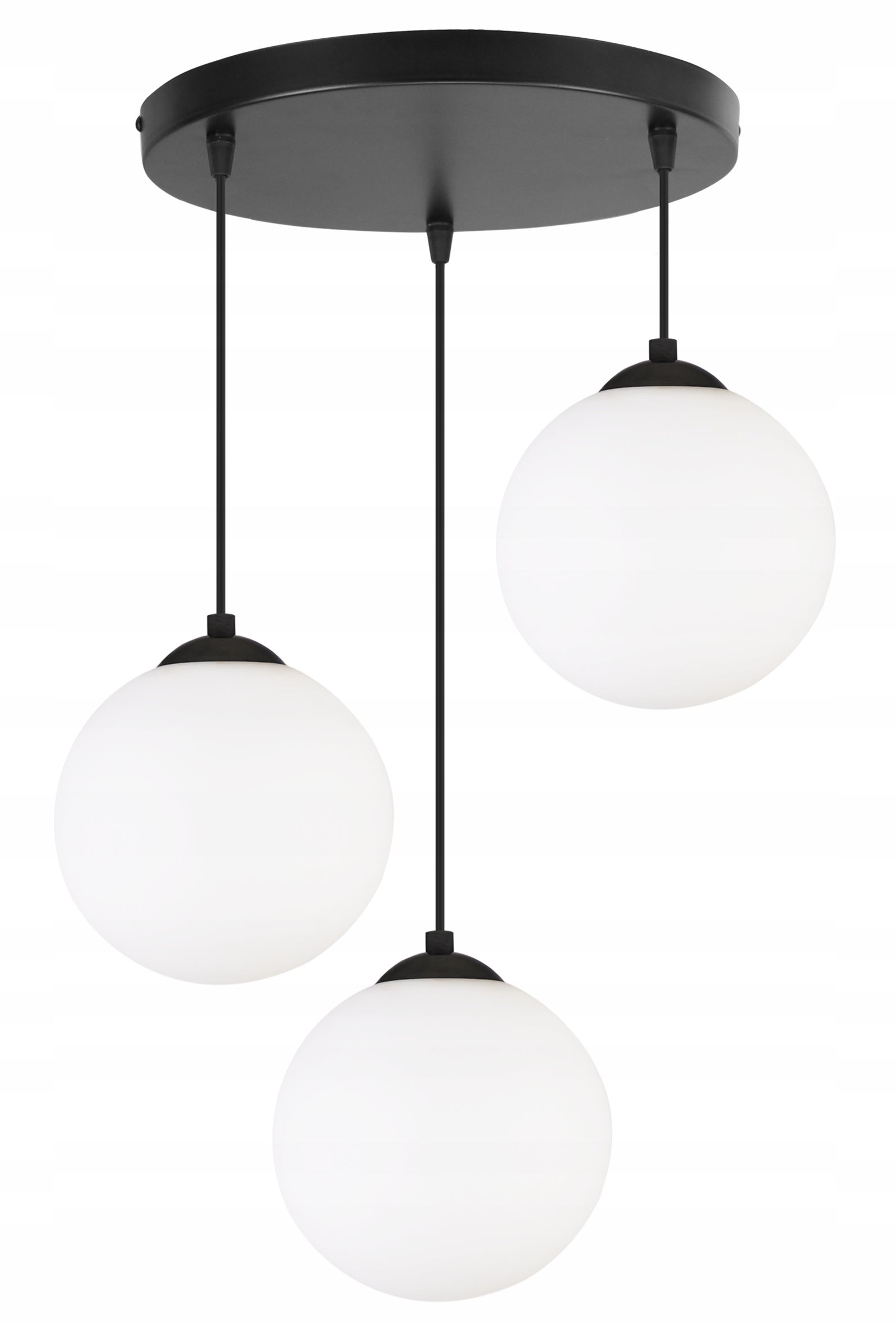Lampa sufitowa wisząca Florence boho 3xE27 abażur kule białe Light Home LH
