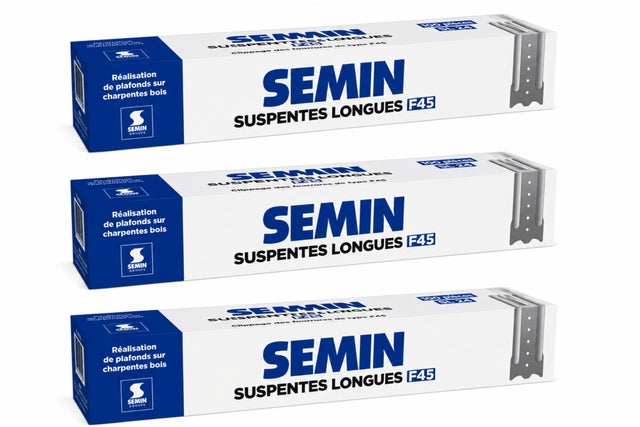 Suspentes Longues 240 mm F45 Semin, Boite de 50 (lot de 3)