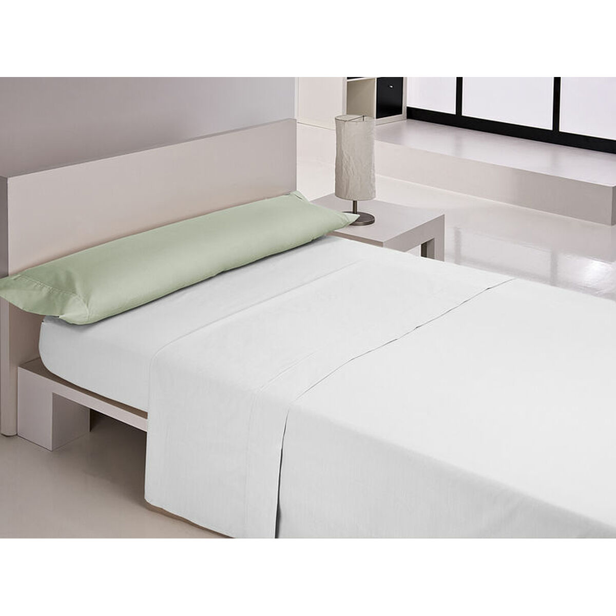 Funda de almohada happy home mix colors verde cama de 180/200 144 hilos 50 x 75 cm (2 unidades)