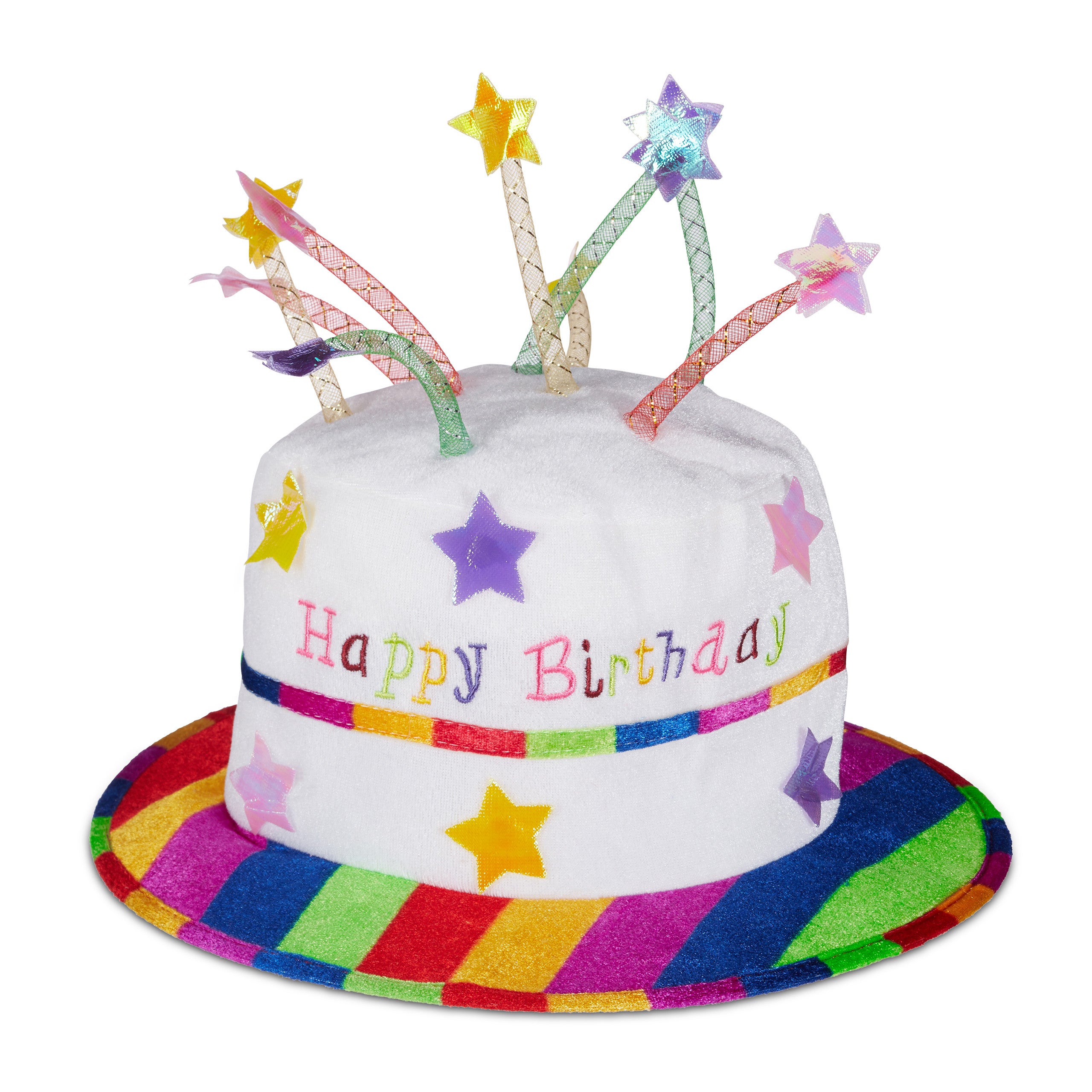 Chapeau joyeux anniversaire avec bougies - Solutions de décoration de fête