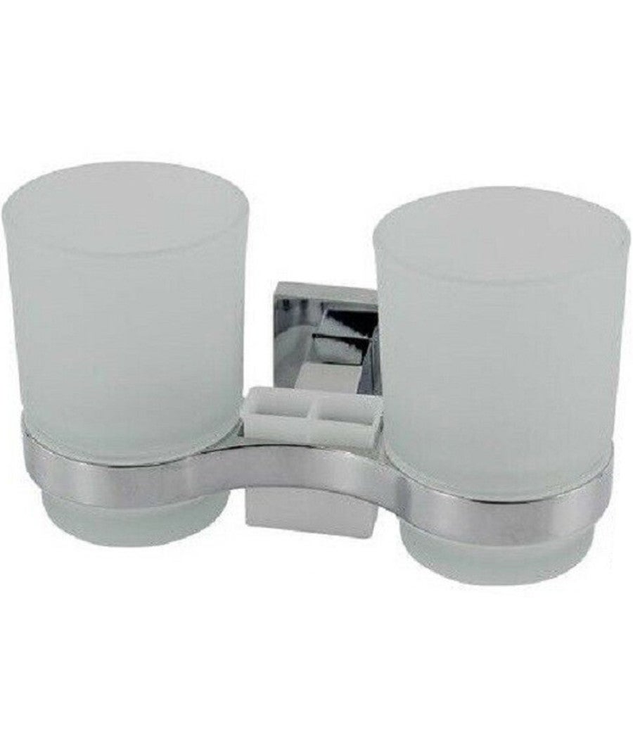 Porta Spazzolino Elettrico, Scatola Porta Dentifricio Autoadesiva Multifunzionale A Parete In Acciaio Inossidabile 2 Pezzi 92095611 - 12