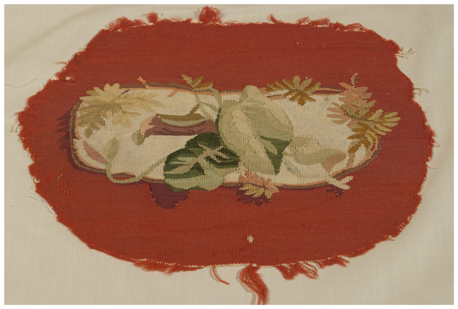 Antyczny gobelin francuski (CM 27x17) – (Galleria farah1970)