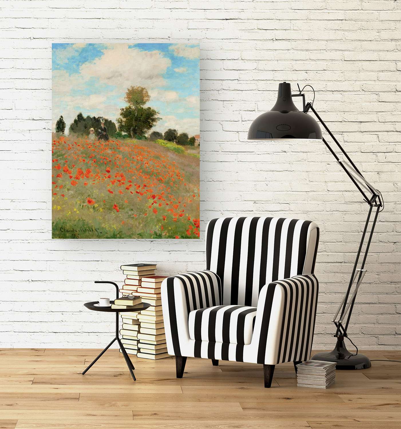 Peinture, impression sur toile - Claude Monet, Coquelicots - 100x70 cm - 2