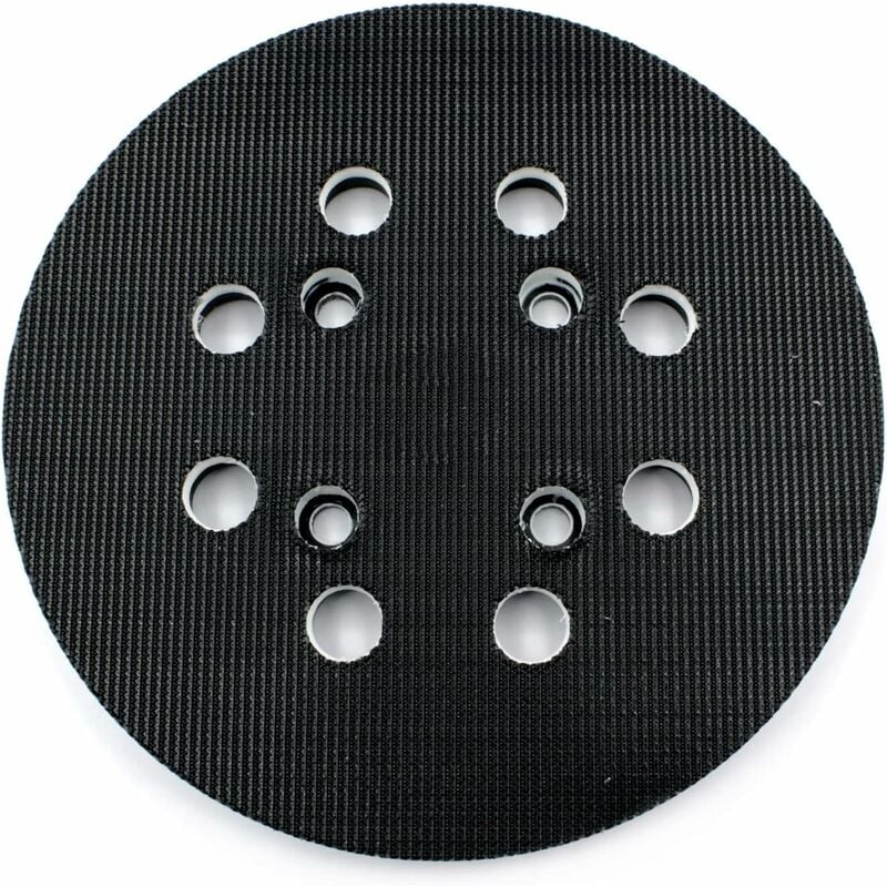 Plateau de Ponçage Universel Professionnel pour Ponceuse Excentrique - 125 mm,émeri, Dureté Moyenne, Compatible avec PEX 300/400 AE, 4000 AE, Advanced - Haute Performance et Durabilité