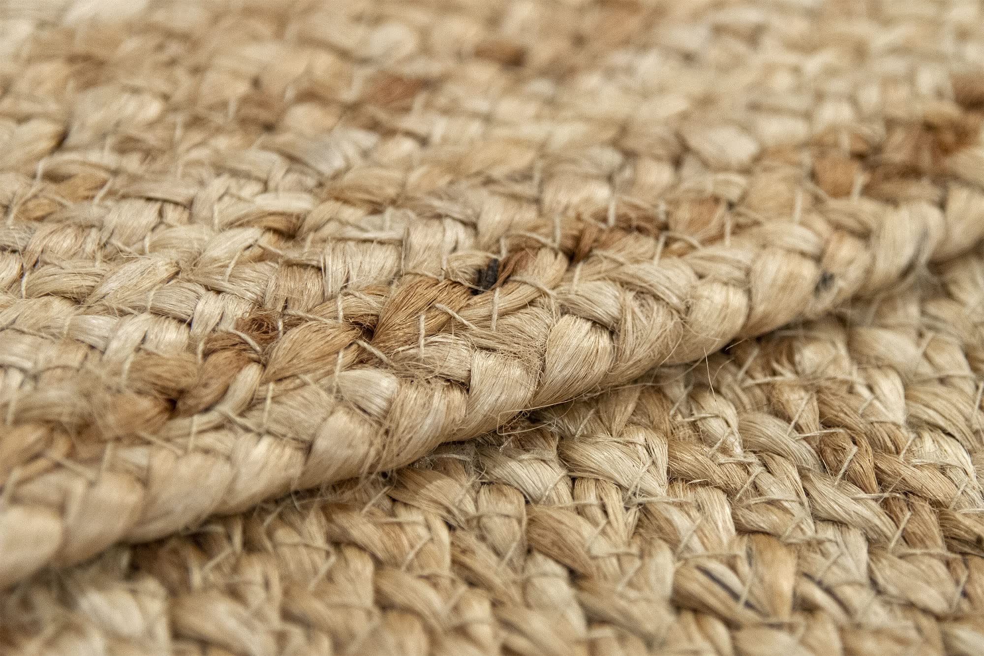 Hamid - Tapis en jute naturel ALHAMBRA 300x240cm - Tapis pour salon, chambre, salle familiale - 3