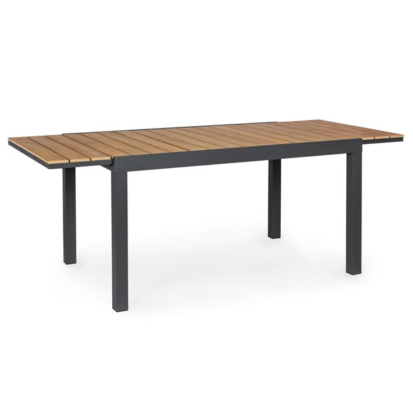 Table extensible Elias en aluminium 140-200x90 cm