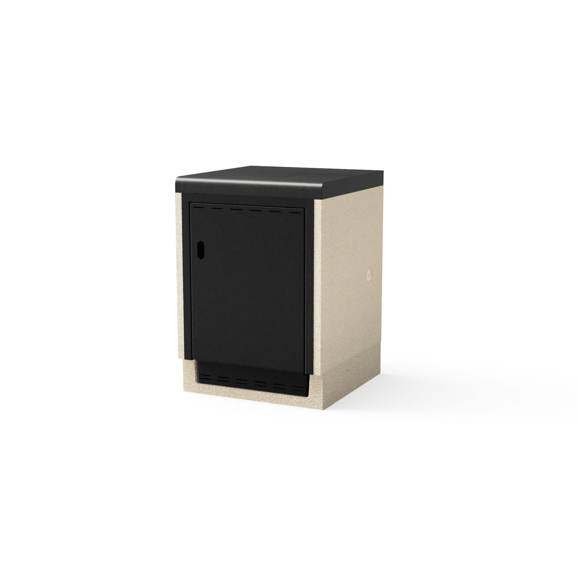 Module KITAWAY 61 noir & blanc texturé | Leroy Merlin