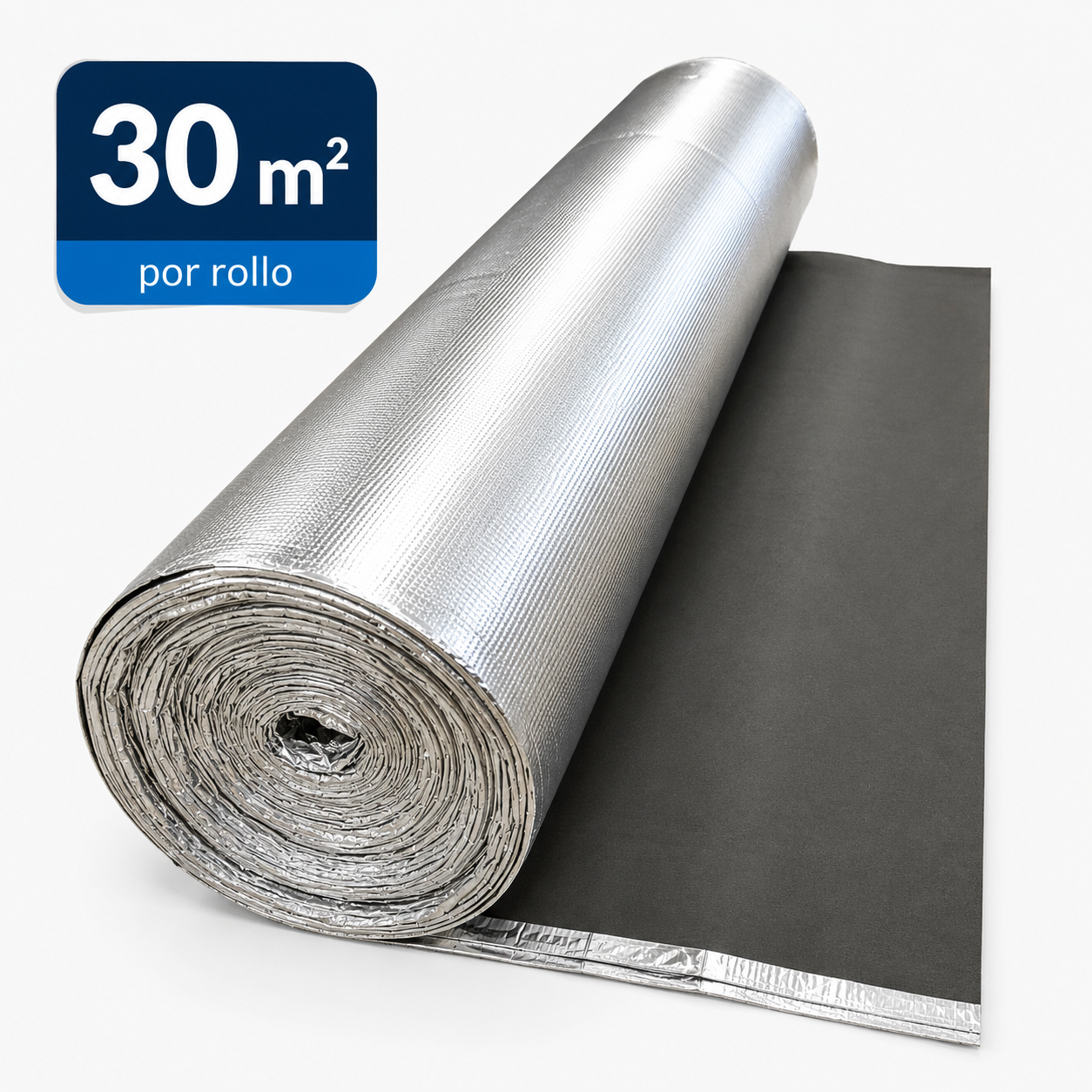 Rollo 30m² de Base Aislante Eva Flex de caucho para suelo parquet y ...