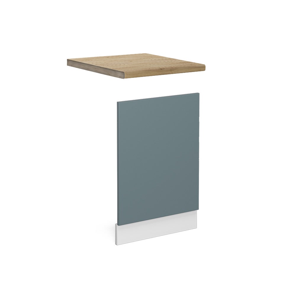 Vicco Panel przedni R-Line, Niebiesko-szary, 45 cm , BP Dąb