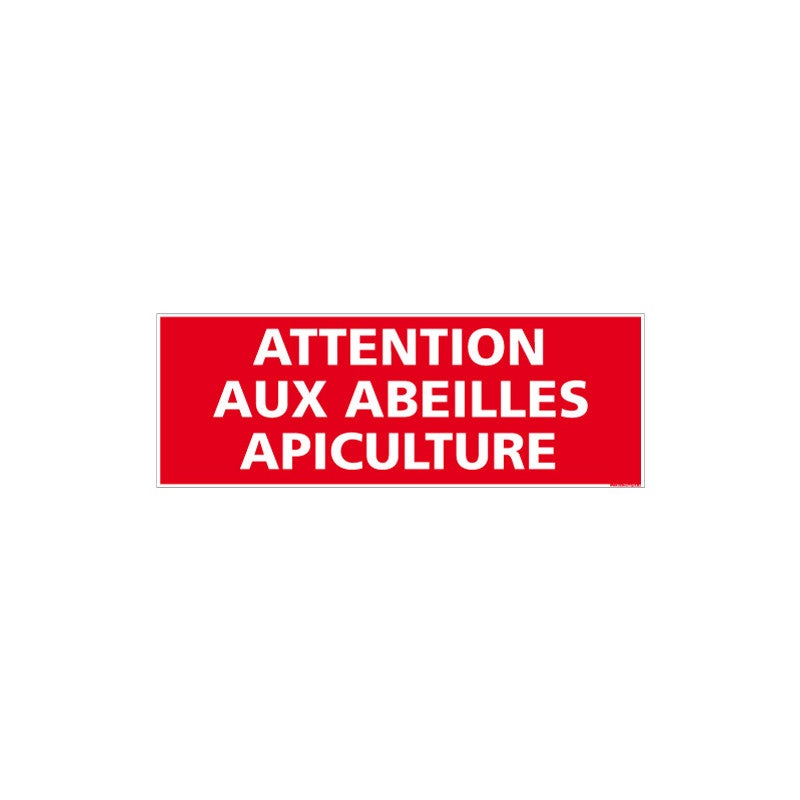Panneau Signalisation Attention Aux Abeilles, Diamètre 350 Mm  ø 35 Cm Pvc 94432721