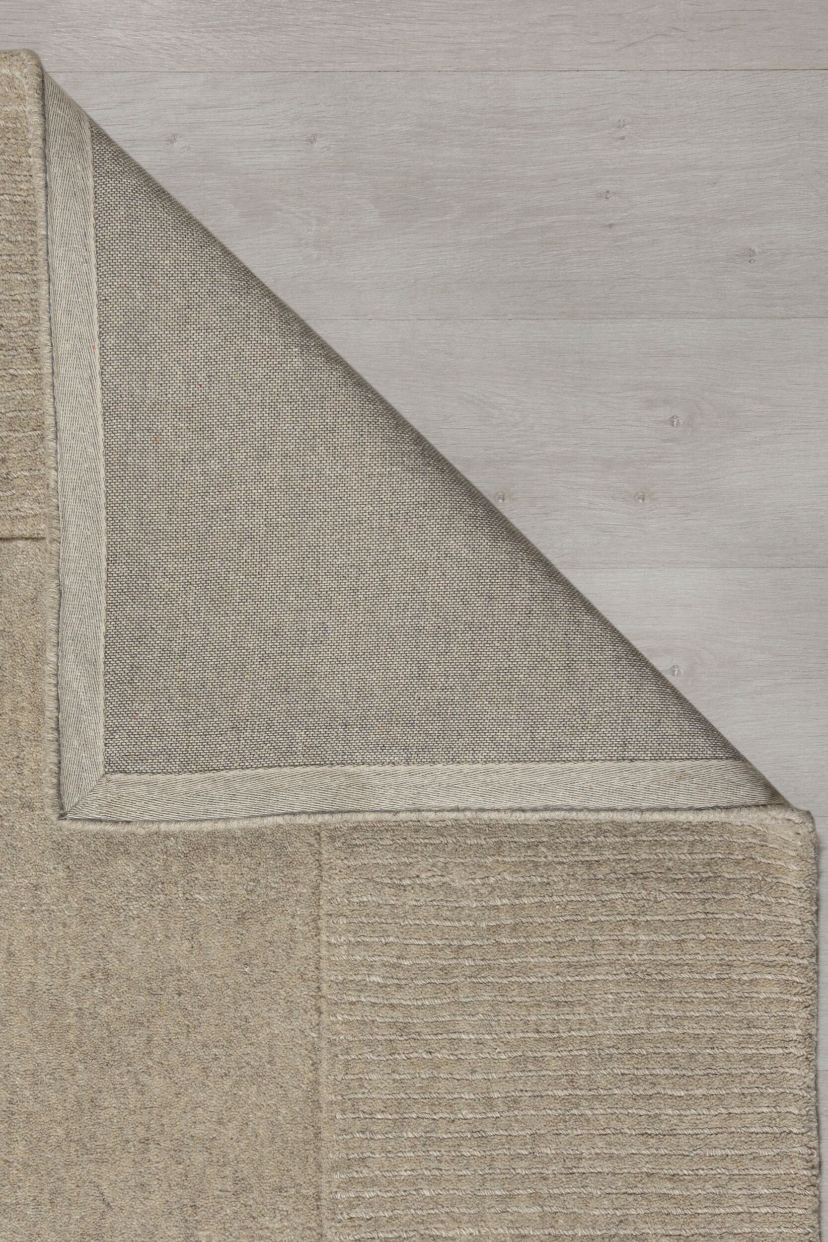Tapis de salon uni en laine LEONE 160x230 cm - 3