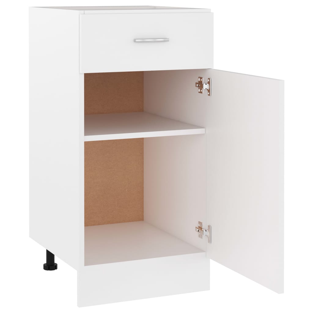 Maison Exclusive - Armadio Inferiore Cassetto “Lyon” Bianco 40x46x81,5 - 5