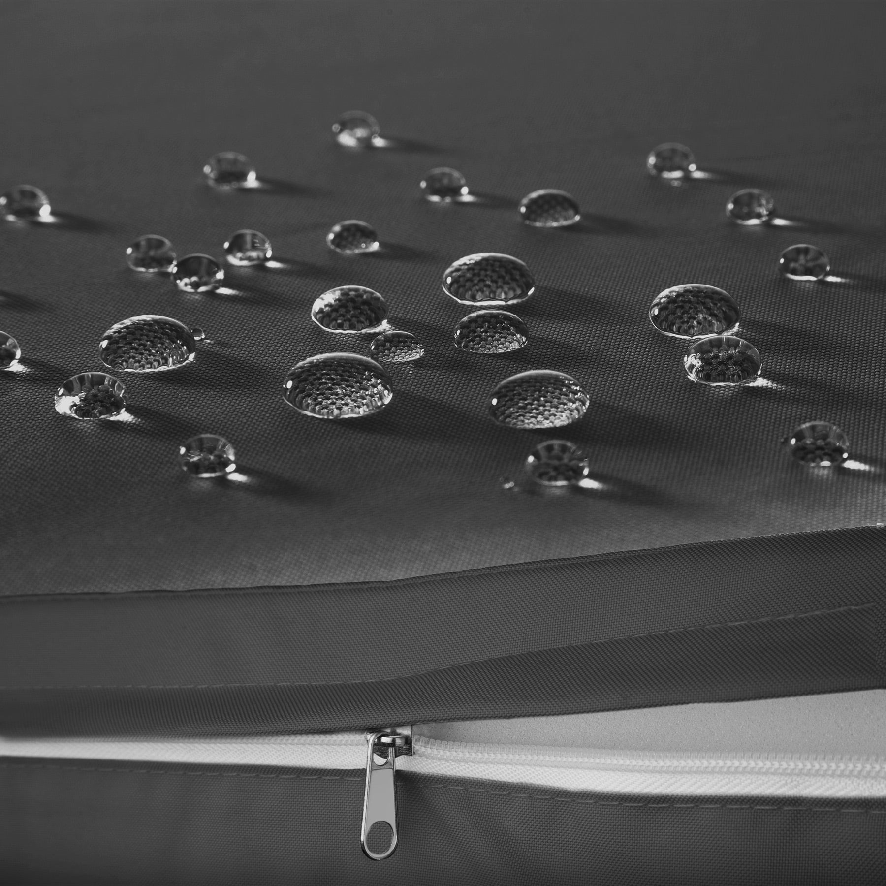 Canapé de jardin Lounge rotin en polyethylène et acier 2 places tabouret avec support rabattable TECTAKE - 8