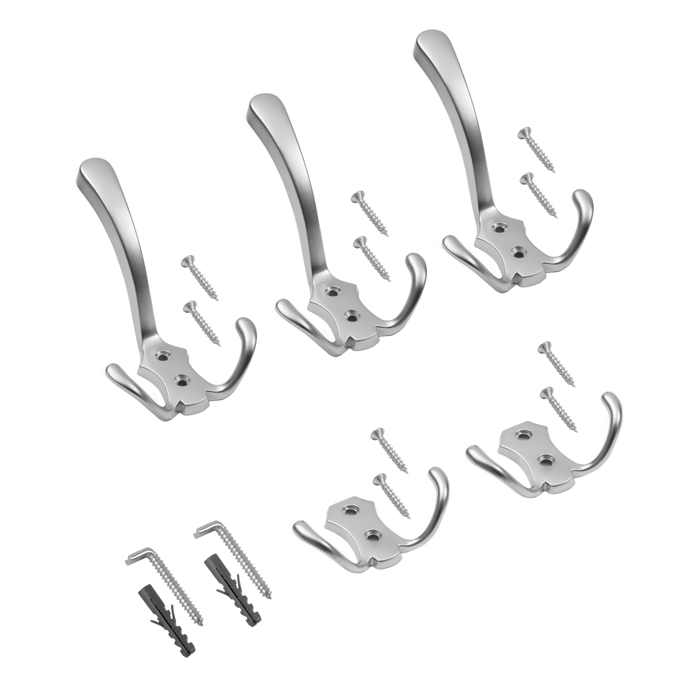 Porte manteau mural motif patère murale bois portemanteau moderne marron bois 868 - entrée - 105 x 34 cm - 7