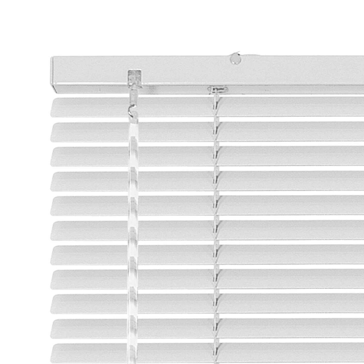 Estore veneziano de alumínio com cordão, cor branco, 150x250 cm - 3