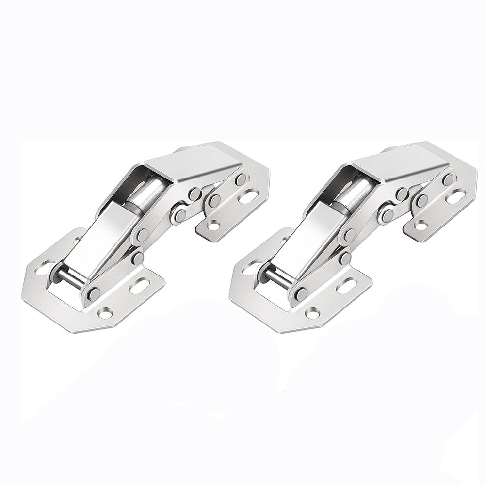 Charnière En Inox 51x38mm - Épaisseur 1.2mm - Lot De 2 Pièces - Marque FP INOX - Neuf - Fabriqué En France