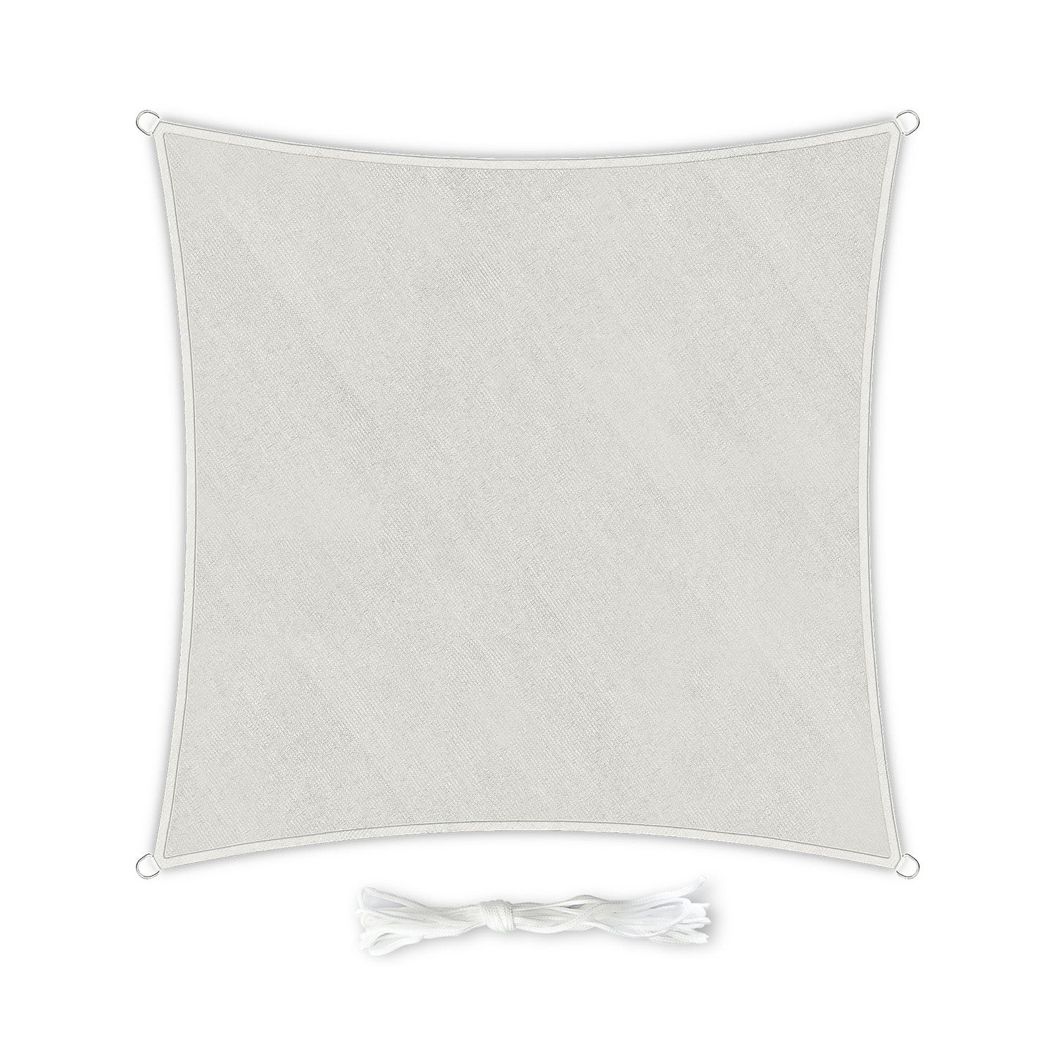 Voile D'ombrage Carrée 2 X 2 M, Résistante à L'eau, Bloque 95% Des UV