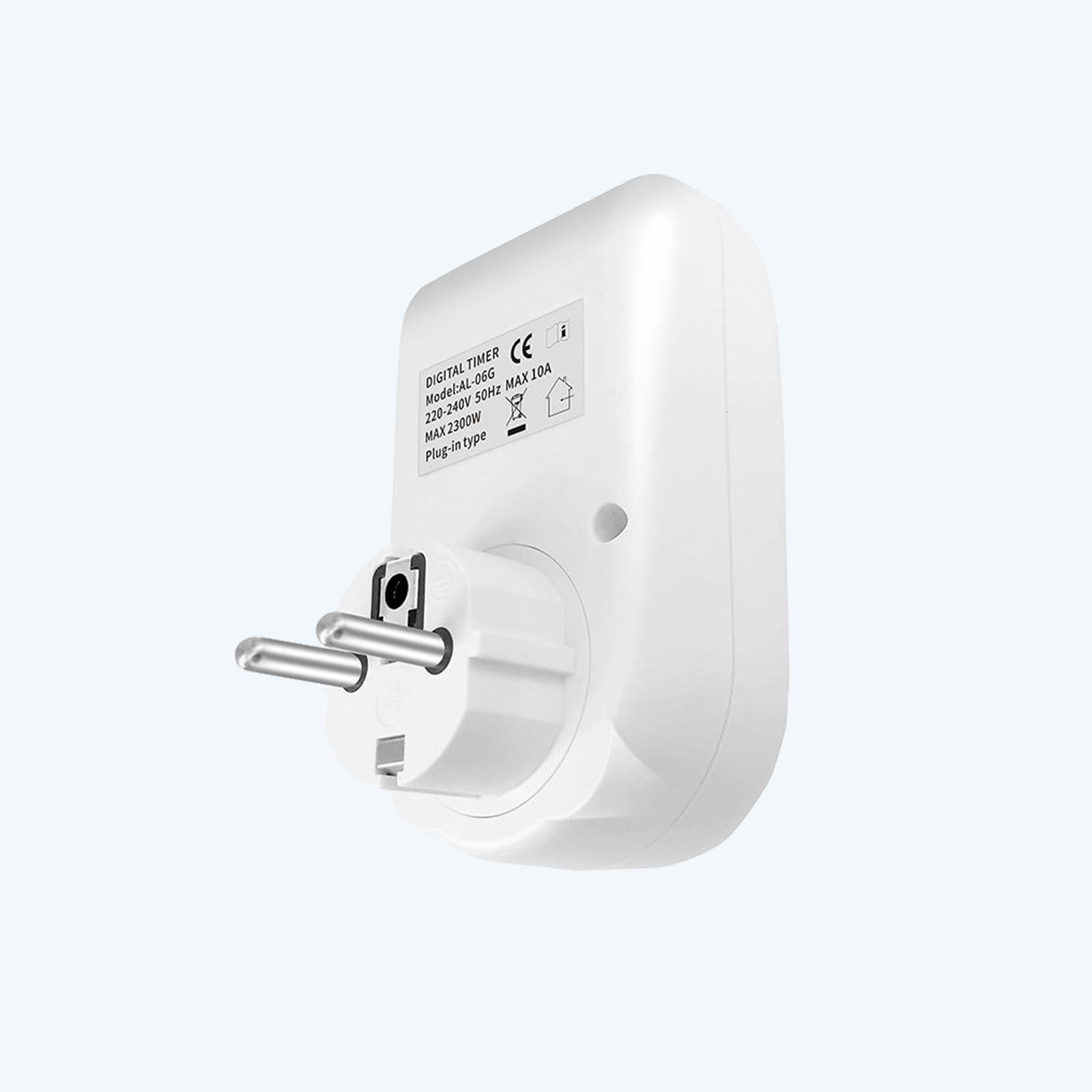 Prise Programmable Digitale, Prise Minuteur Minuterie Numérique Programmable 24 Heures/Semaine avec 16 Programmes de Groupe, AC 230V 10A 2300W - 7