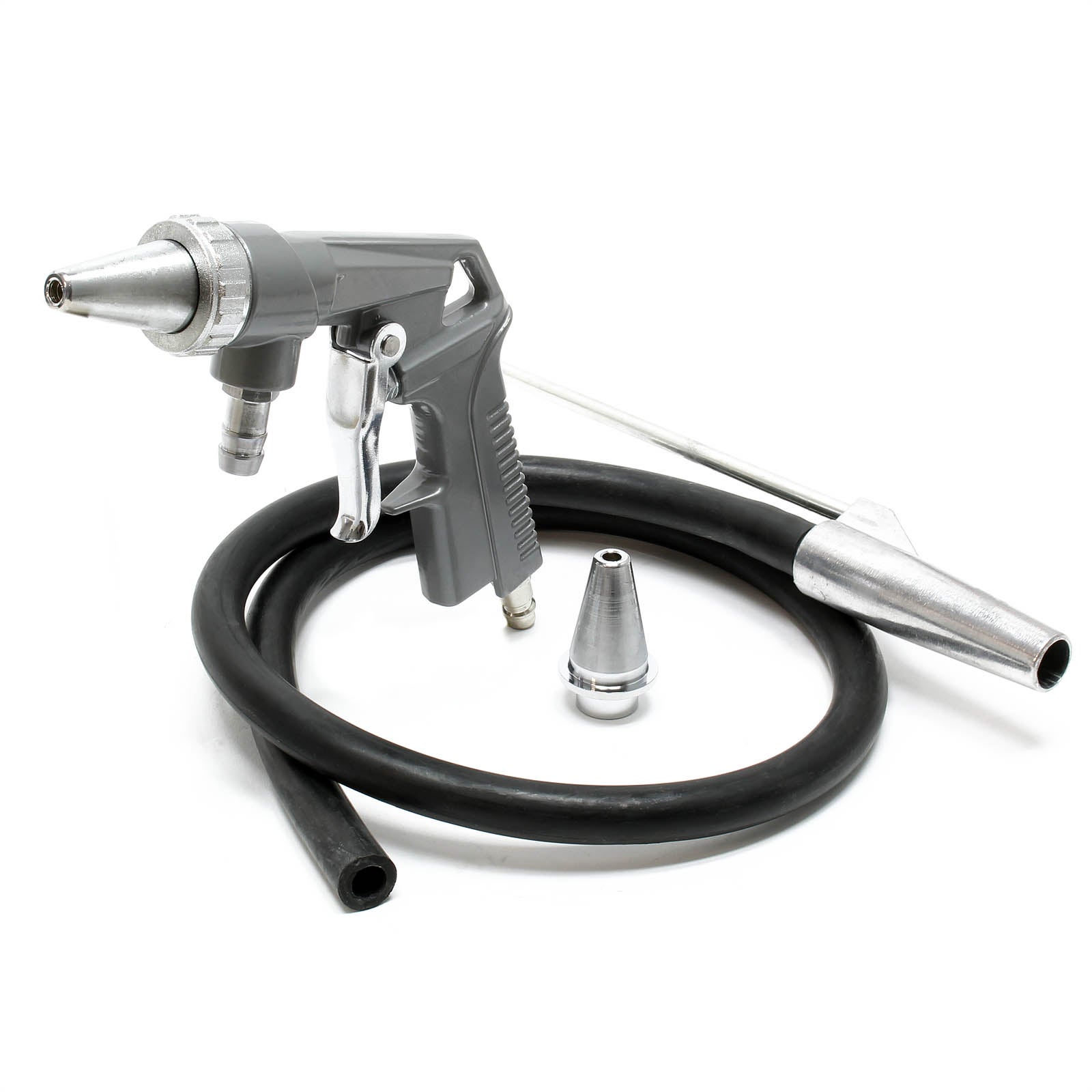 Pistola De Chorro De Arena Manual - 70-150 PSI, 6000 RPM, Alimentación Por Gravedad, Ideal Para Limpieza, Desoxidación Y Pulido