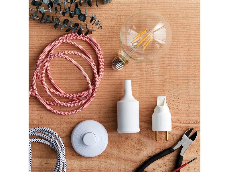 Spina maschio 16A anello bianco - 2