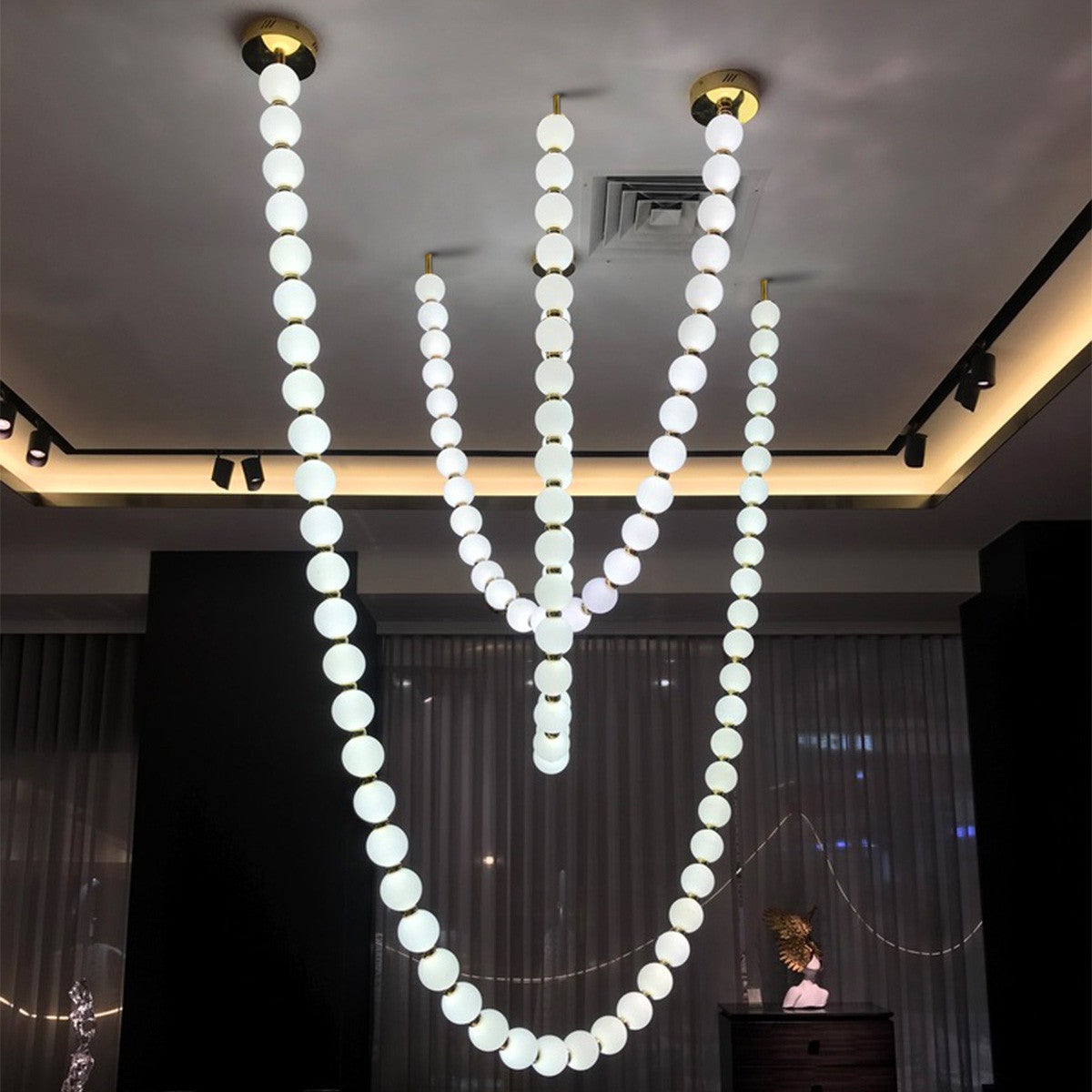 Lampa sufitowa LED DORADO 10W zmienna biel 1614lm akryl złoto-biała wym:200x400x14cm IP20 Light Prestige - 3