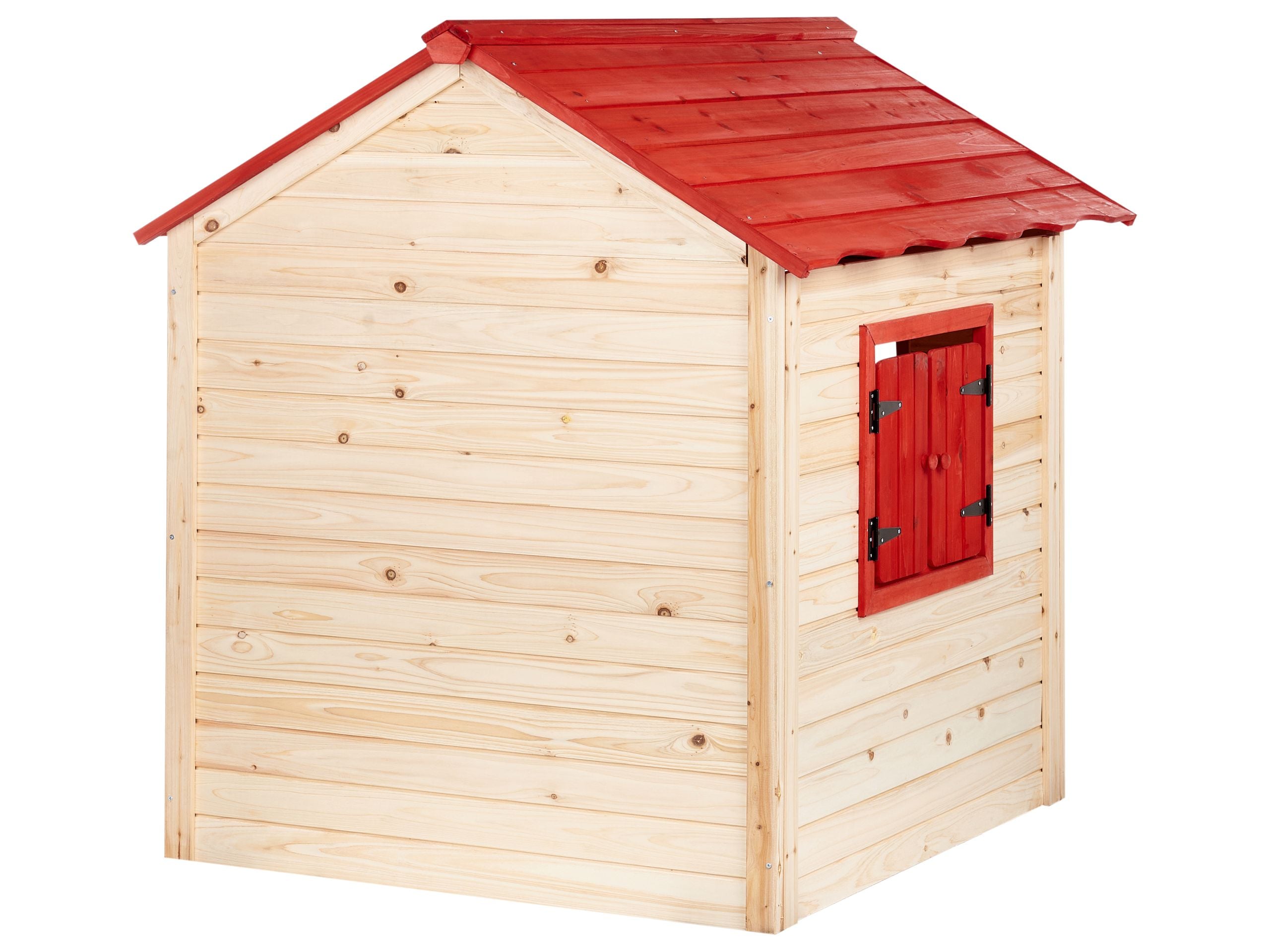 Cabane de jardin pour enfants PELOPIO Bois de sapin Marron clair - 5