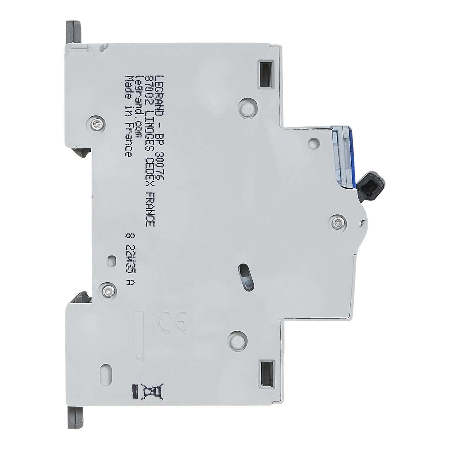 411003 Disjoncteur Différentiel 20a - 30ma - Type Ac - 1p+n - 2 Modules - Neutre à Droite - Auxiliarisable - Legrand - 3