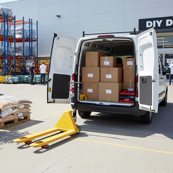 Tire palette manuel couleur jaune - Fourches 1150x540mm idéal palette Europe - Capacité 2500kg - Tous secteurs - AC25CBVJAUNE - 6