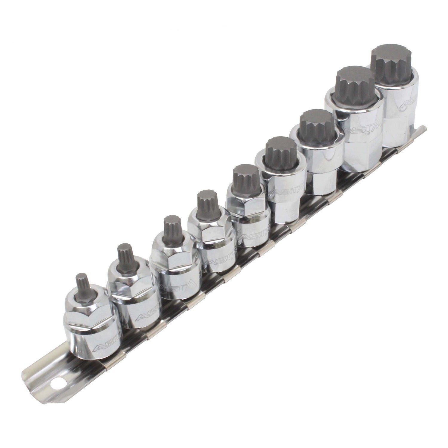Set chei biti m4-m18 XZN 3/8 - 1/2 9 piese