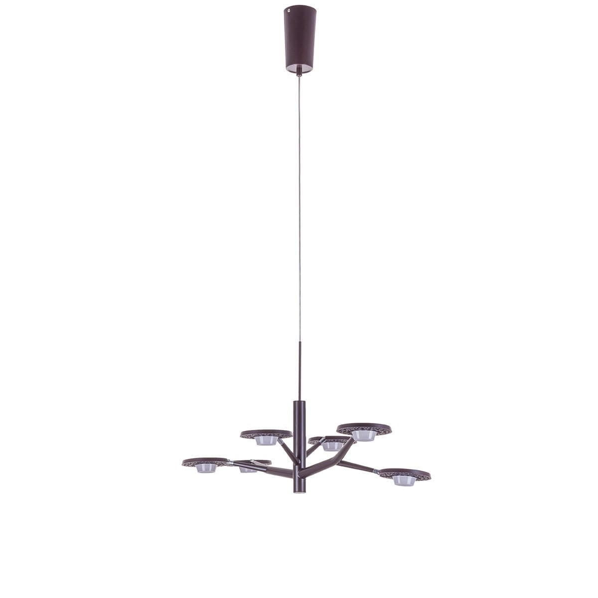 Lampa wisząca Kresyda LED 21.6W Ciepła biel 1700lm brązowa wym: 110 x 72 x 63 cm Italux