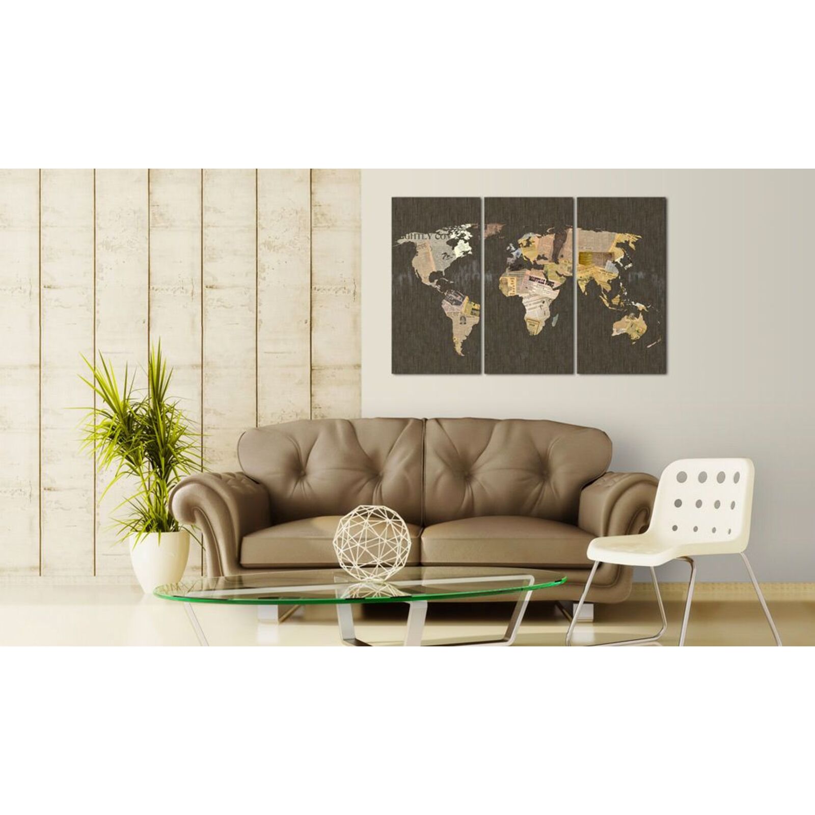 Tableau nouvelles du monde - 120 x 80 cm - 2