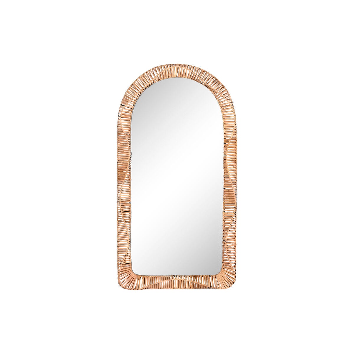 Miroir mural Home ESPRIT Naturel Verre Tropical 61,5 x 7 x 117 cm ...