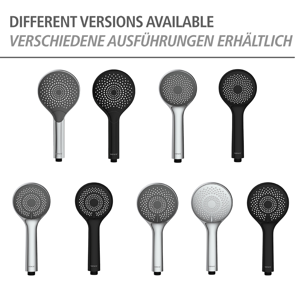 Pomme De Douche Watersaving Gris - 4