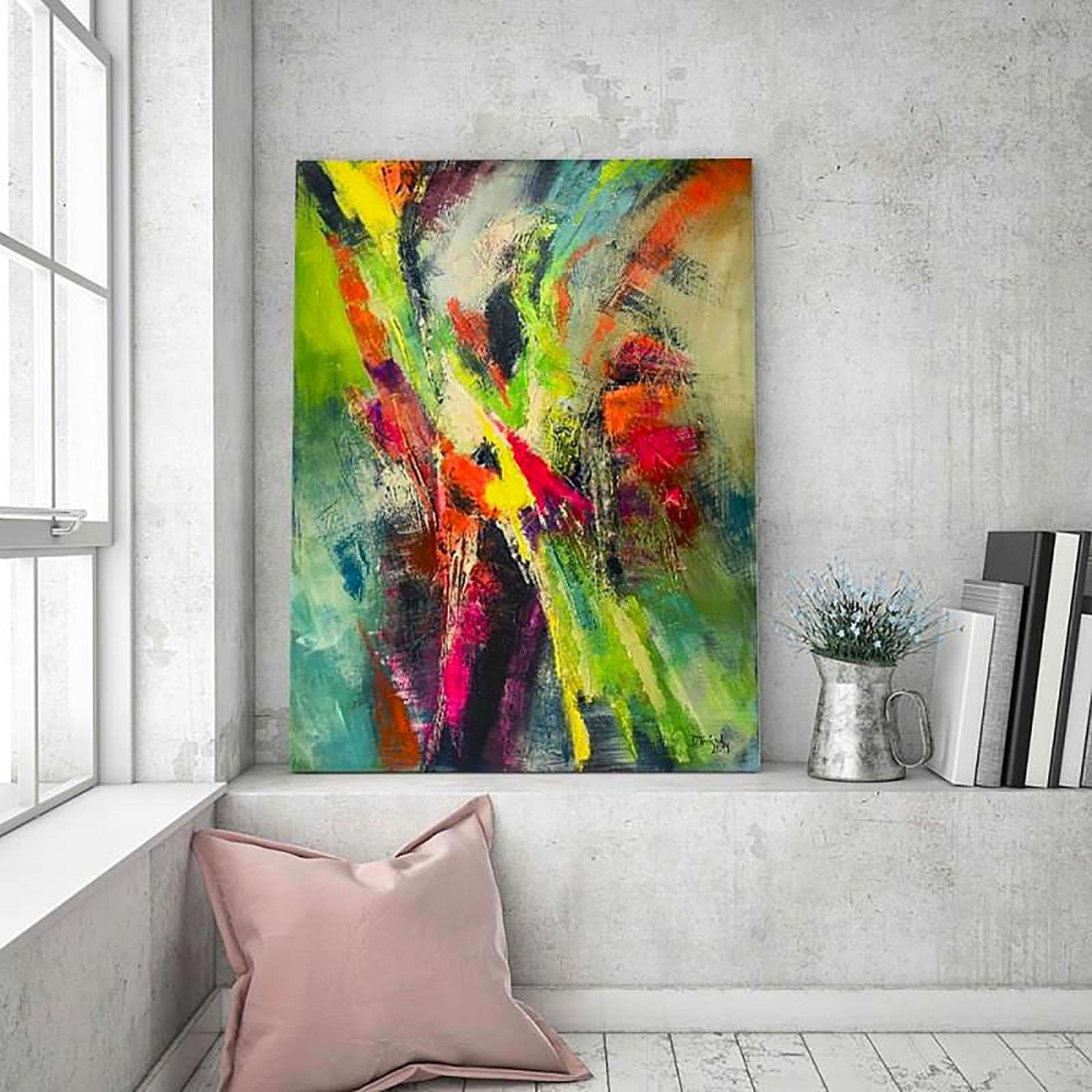 Tableau 73 abstraction - 30 x 40 cm - 5