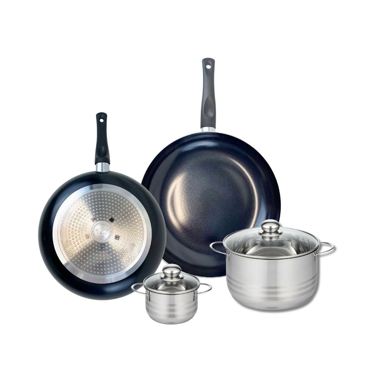 BRA Prior | Set de 3 Poêles 20|24|28 cm, Fonte d’Aluminium avec Antiadhésif Innovations sans PFOA, Compatibles Tous Feux Dont Induction BRA Prior | Set de 3 Poêles 20|24|28 cm, Fonte d’Aluminium avec Antiadhésif Innovations sans PFOA, Compatibles Tous Feux Dont Induction