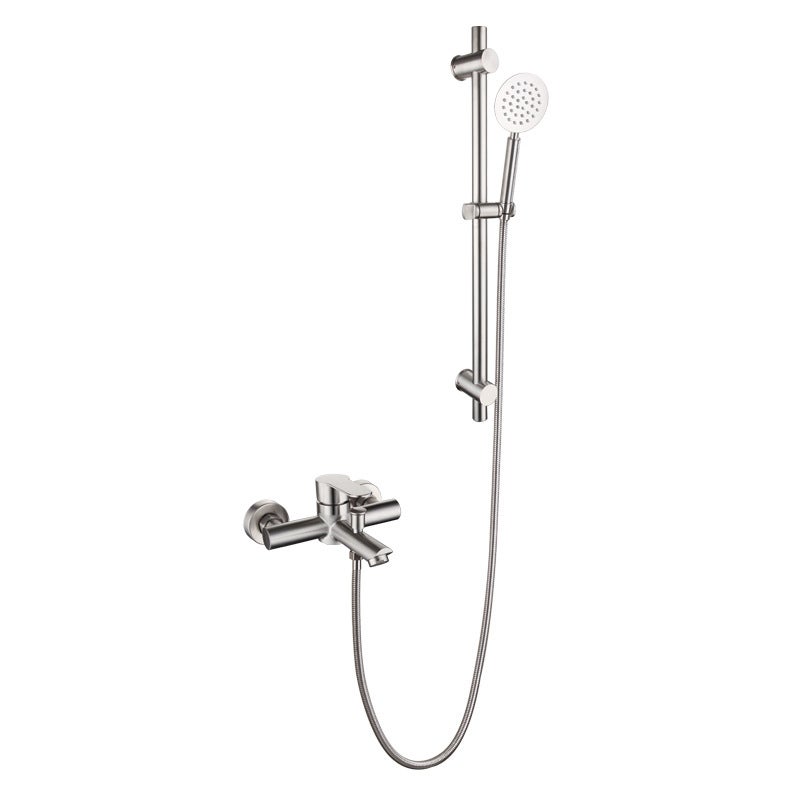 Juego de ducha portátil de acero inoxidable 304 | resistente a la corrosión, ajuste flexible del flujo de agua, perfecto para cualquier baño