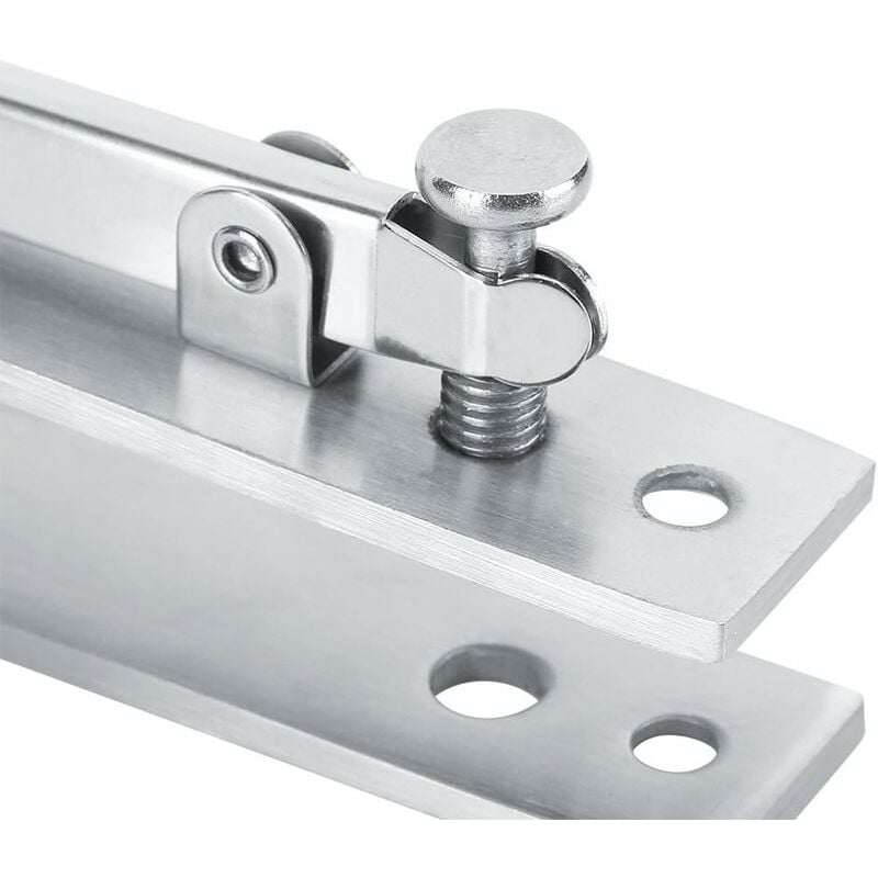 Charnières De Pivot De Porte, Très Résistantes, Système De Charnières De Pivot Pour Portes En Bois, Rotation À 360 Degrés - 4