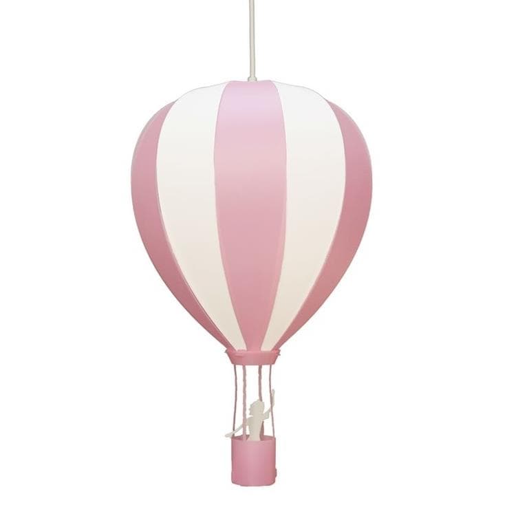 Lampe suspension enfant MONTGOLFIERE - R&M Coudert - rose - 6