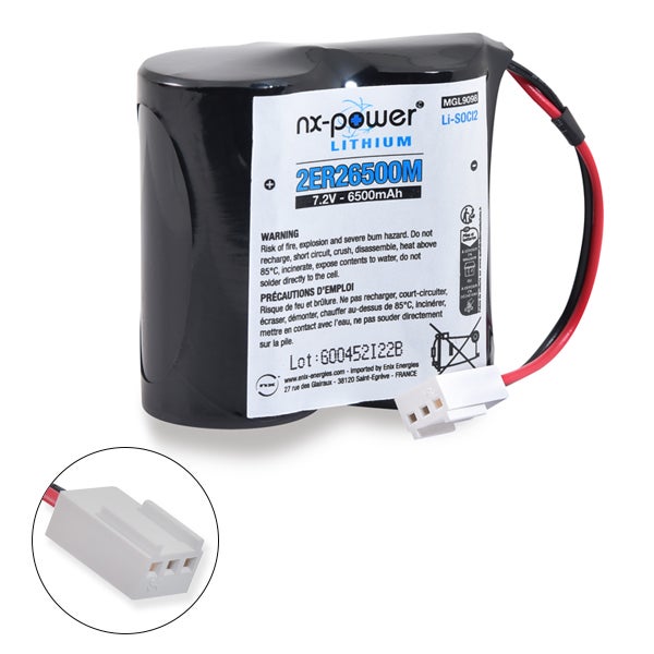 NX - Pile alarme BATLI06 NX 7.2V 6.5Ah - 2