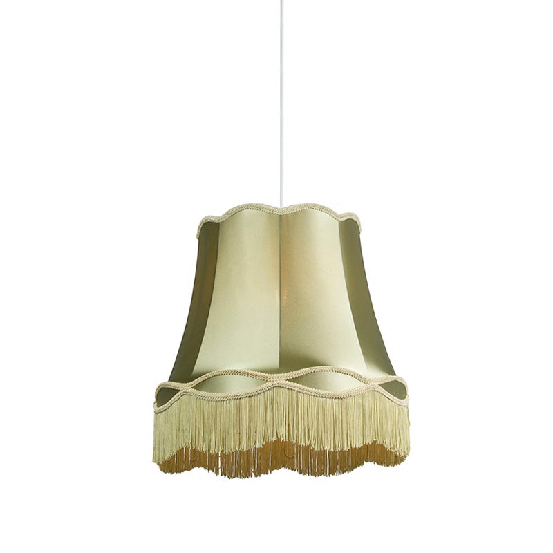 Qazqa retro lampa wisząca z kloszem (1 punkt) - Granny - zielony, okrągły, max. 60w, kompatybilny z żarówką LED, e27, 45cm