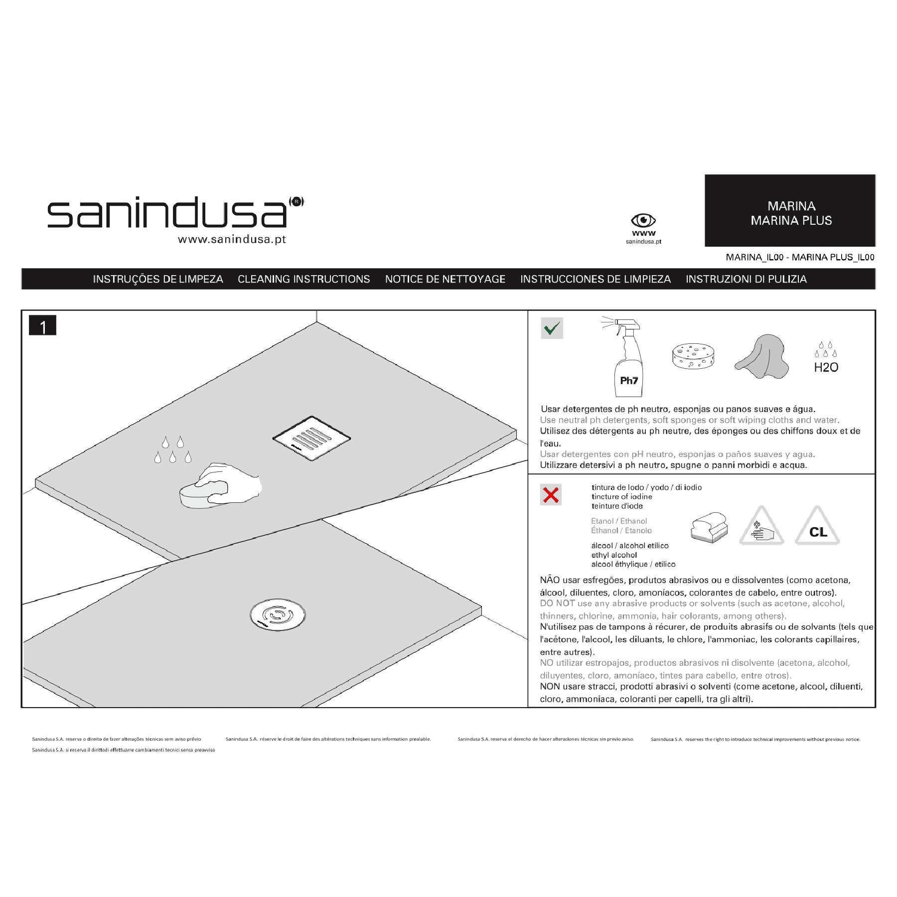 Receveur de douche à poser extra-plat épaisseur 30mm en pierre naturelle SANINDUSA STONIT Marina Plus 150x80 gris antidérapant naturel classé C3 - 4