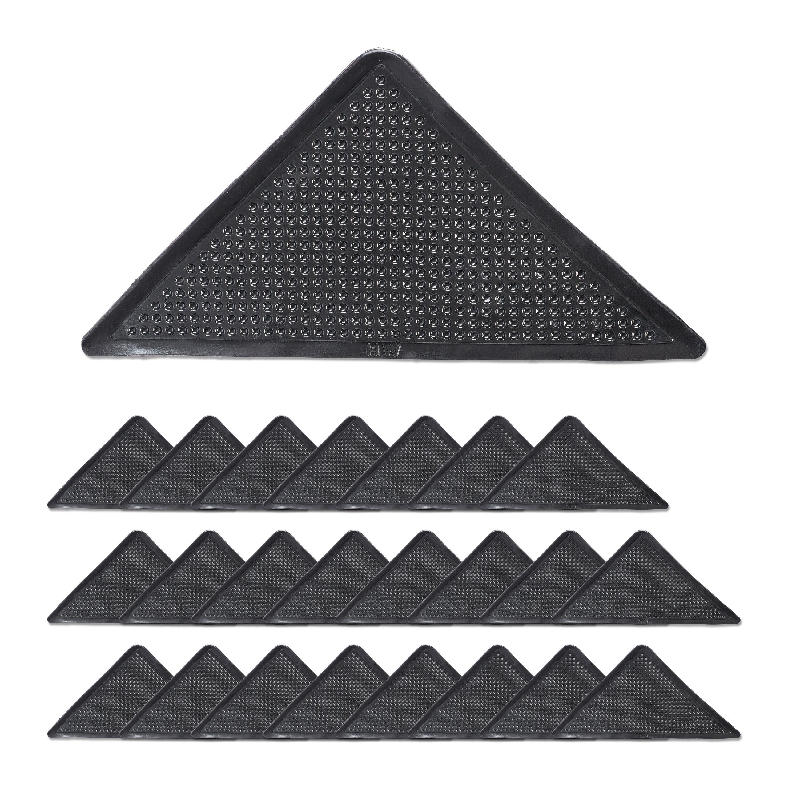 CMISMPRT Lot De 8 Bandes Antidérapantes Pour Tapis Avec Super Adhérent – La Zone Antidérapante Maintient Votre Tapis En Place Et Rend Les Coins Plats