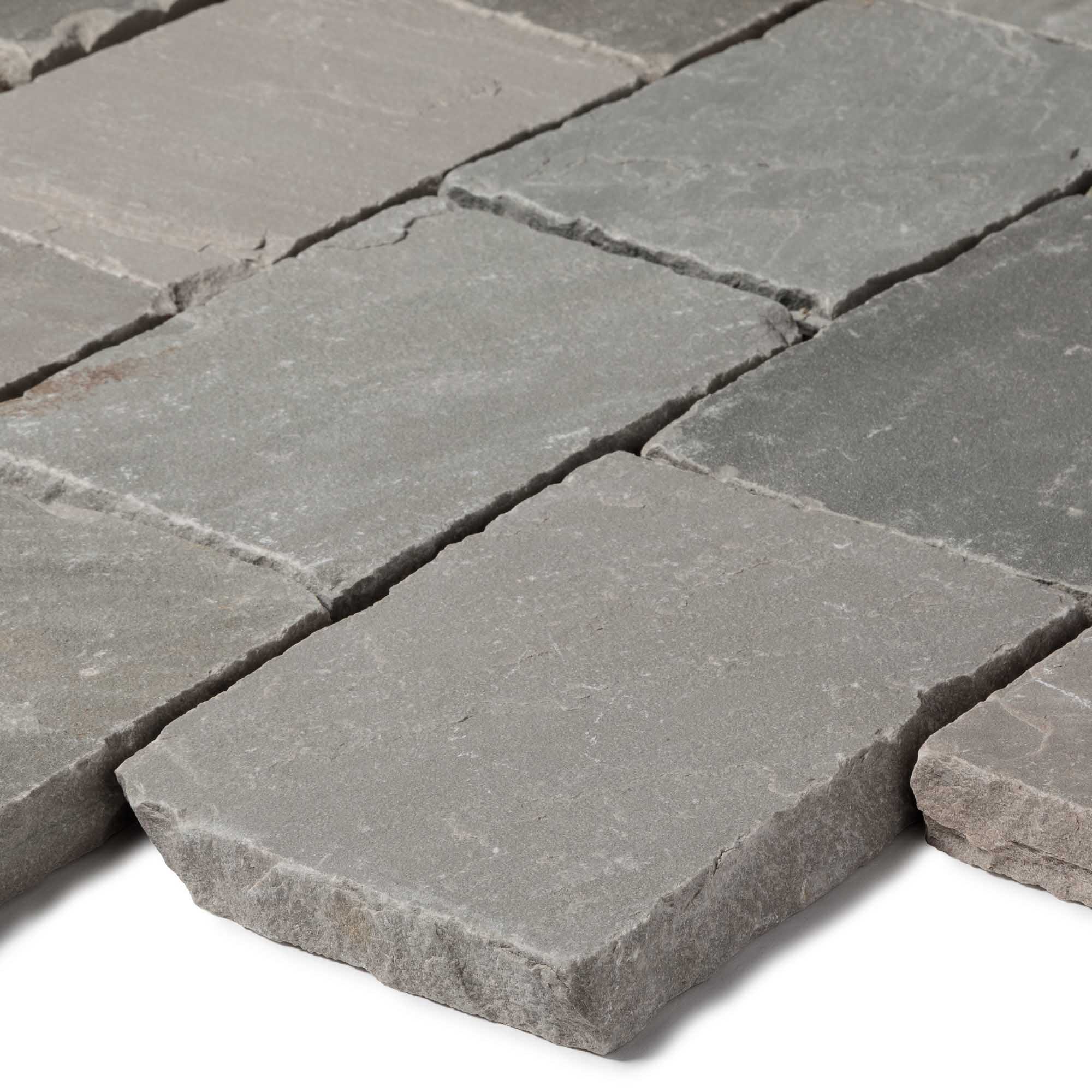 Pavé Grès Kandla Gris 20x14x2-2,5 cm (vendu au m² - 30 pavés/m²) - RO'MA NATURE - 7