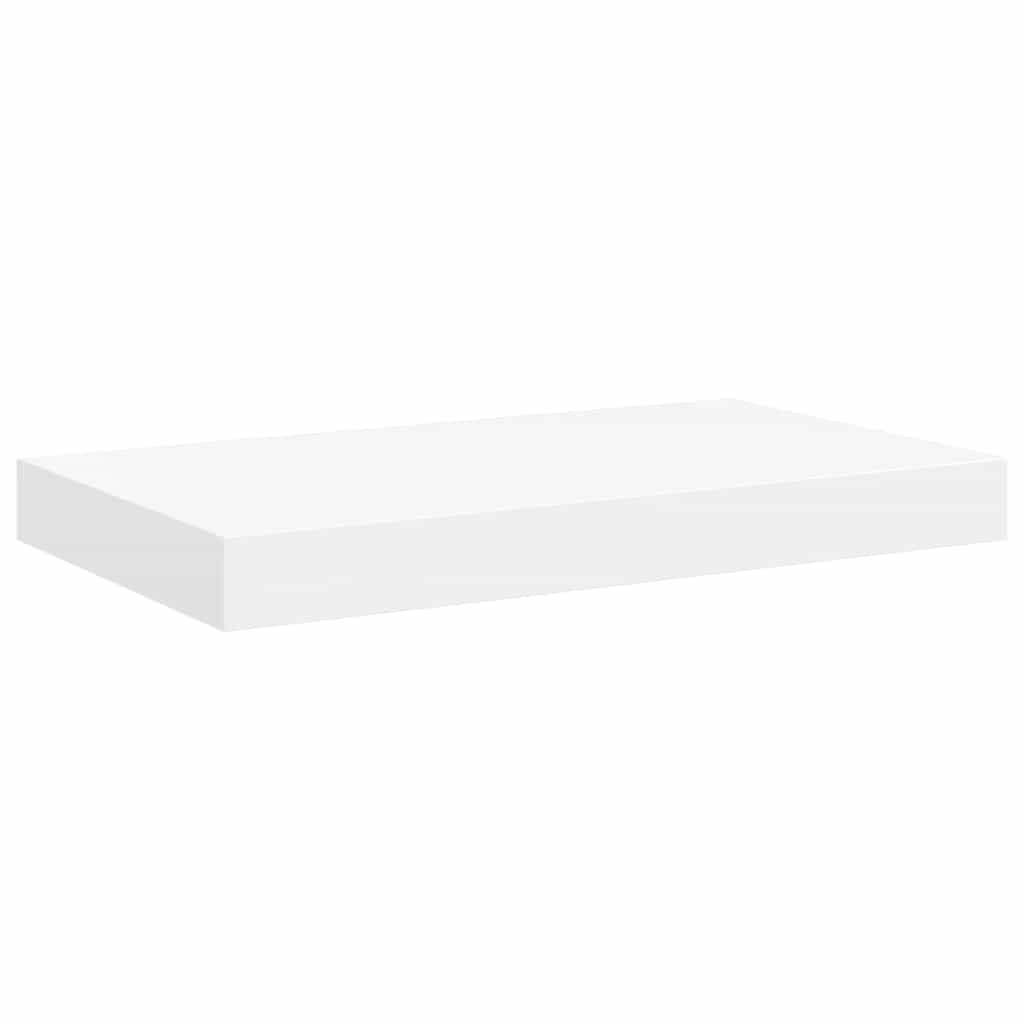 vidaXL Étagères murales flottantes 2 pcs blanc 40x23,5x3,8 cm MDF - 5