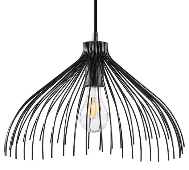 Lampa sufitowa wisząca Umb czarna 1xE27x60W wym: 130 x 40 x 40 cm metal Sollux Lighting
