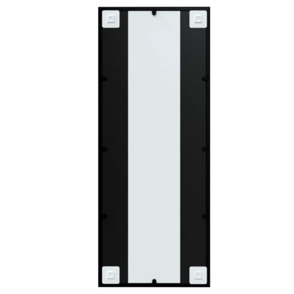 Maison Exclusive - Miroir mural noir 100x40 cm métal - 4