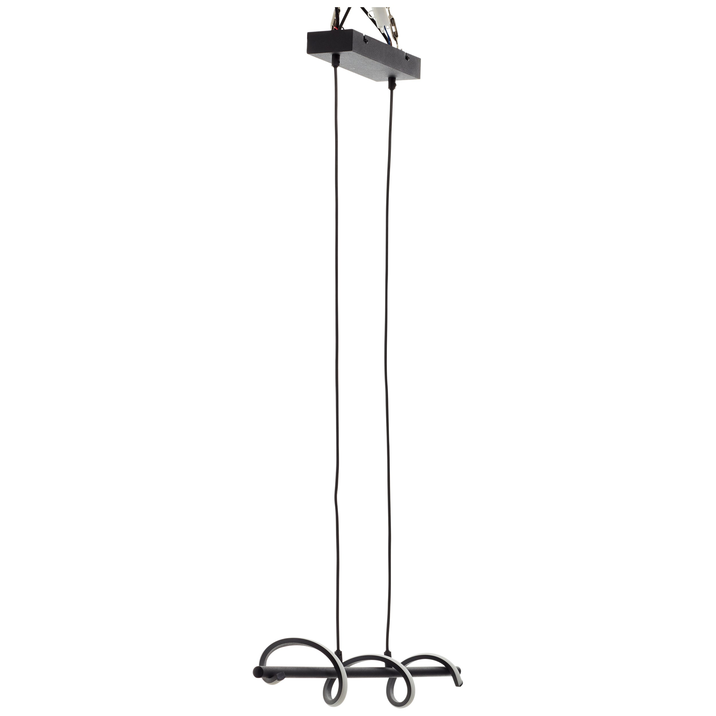 Lampa wisząca LED Brilliant Lamp Eunice, matowa czerń, zintegrowana dioda LED 22 W - 3