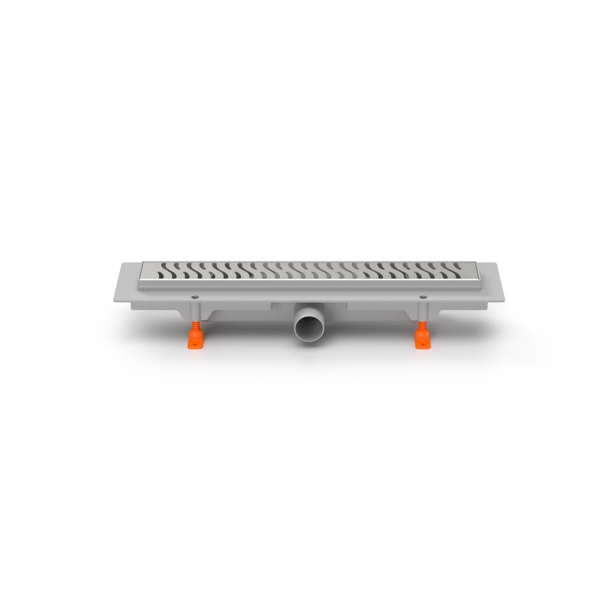 Rigola de interior MCH cu gratar de inox HARMONY lucioasa, 450 mm