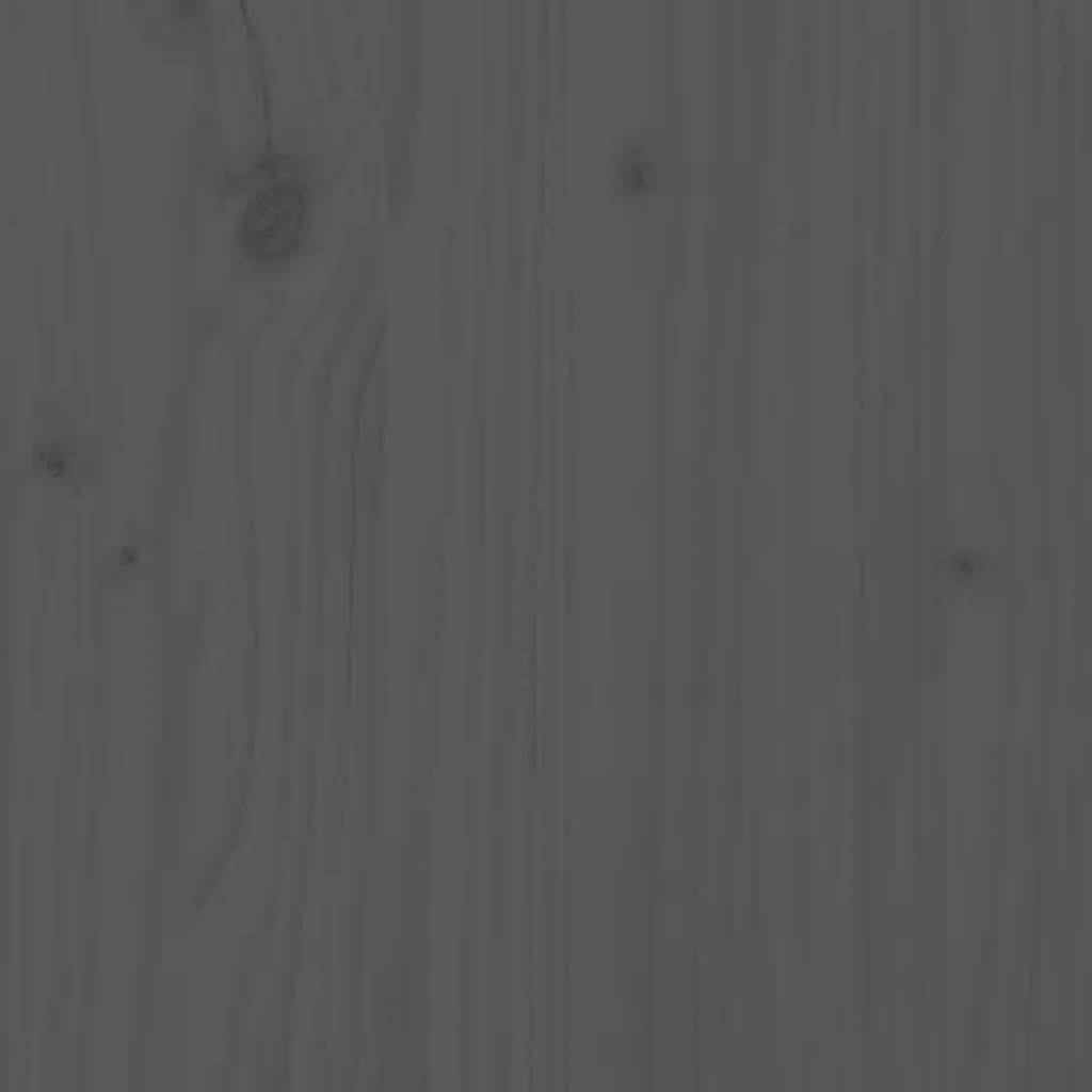 Maison Exclusive - Armarios de pared 2 uds madera maciza pino gris 30x30x100 cm - 9