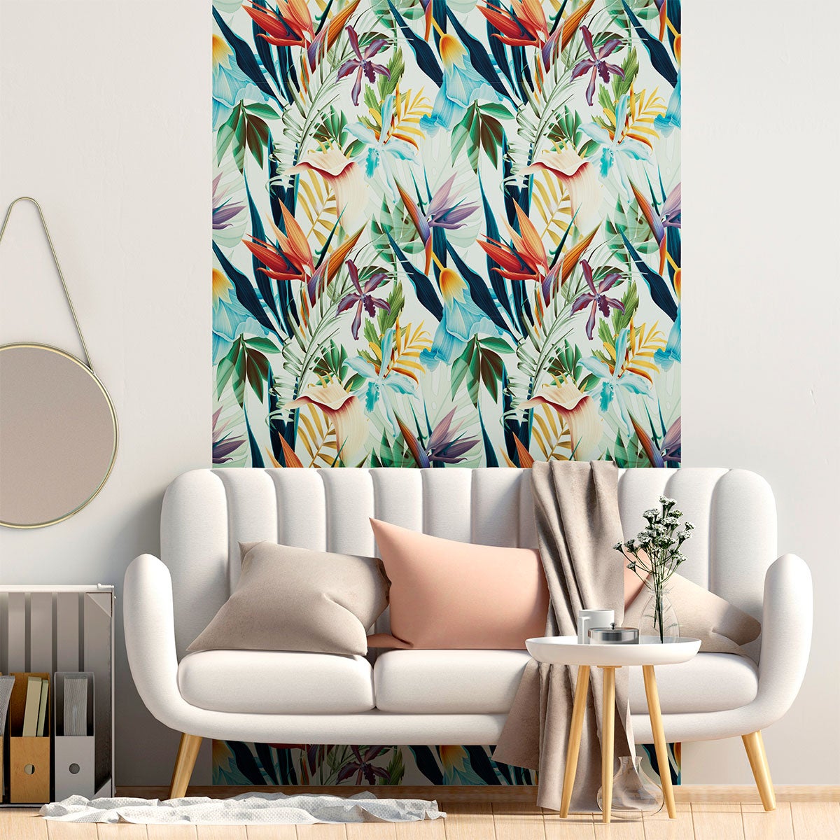 Adesivo carta da parati tropicale San Pedro - Sticker adesivo - adesivi murali - 50x50cm - 5